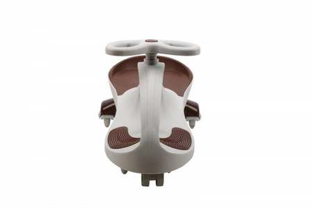 Jeździk Grawitacyjny Swing Car model 8097 Kauczukowe Koła LED szary-brąz