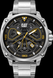 CAT Zegarek Tokyo 3HD stalowy czarno-żółty (4895221103502) - Cat