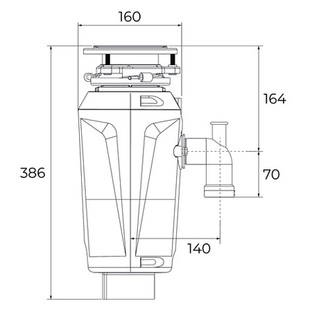 Młynek do odpadów kuchennych TRS 720 TEKA