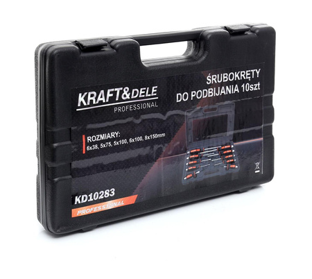 Wkrętaki do podbijania 10 szt KD10283 - KRAFT&DELE
