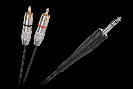 Kabel JACK 6.3 stereo - 2RCA 3m