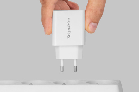 Ładowarka sieciowa Kruger&Matz z funkcją Quick Charge