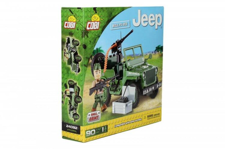 Klocki Jeep Willys MB 90 elementów