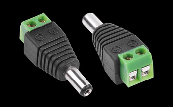 Wtyk DC 2,1/5,5 z szybkozłączem