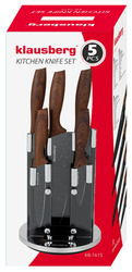Noże kuchenne, zestaw 5 elementów, Klausbe KB- 7615