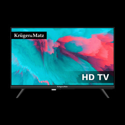 Telewizor Kruger&Matz 24" HD DVB-T2 H.265 HEVC 230/12V