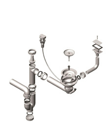 ALVEUS SYFON fi 114 pojedynczy z przelewem POP-UP (1105297)