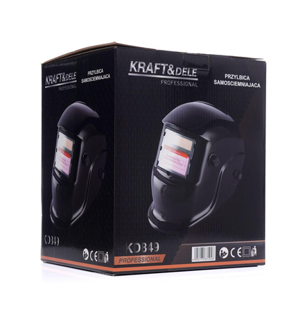 Przyłbica Spawalnicza Maska Samościemniająca KD849 - KRAFT&DELE
