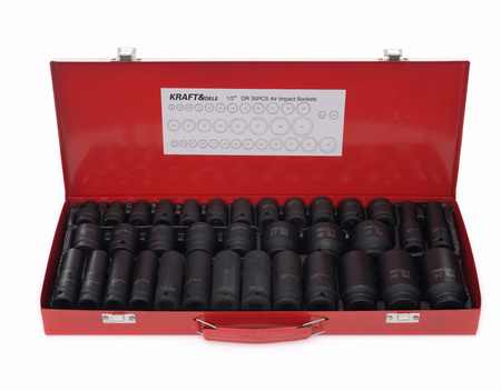 NASADKI UDAROWE 1/2" 35EL. KD11756 - KRAFT&DELE