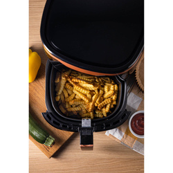 Frytownica beztłuszczowa 4,5l, czarny - złoty Klausbe KB-7599