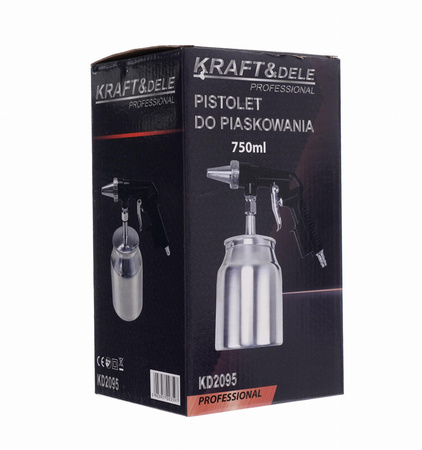 Pistolet do piaskowania 750ml KD2095 - KRAFT&DELE