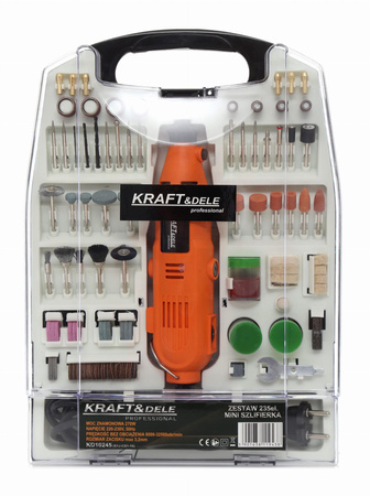 Mini szlifierka 270W KD10245 235elem. - KRAFT&DELE