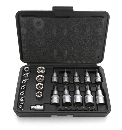 Zestaw Bitów i Nasadek Torx 30cz. KD10242 - KRAFT&DELE