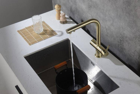 Apala 4-way mosiądz antyczny bateria 4 drożna Apala 4-way mosiądz antyczny bateria 4 drożna Blue Water