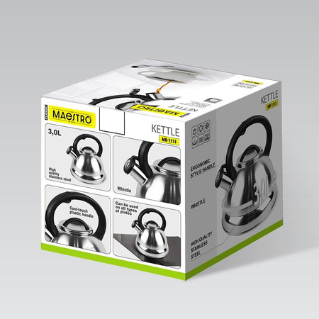Czajnik nieelektryczny 3,0L MR-1313 MAESTRO