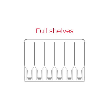 Chłodziarka do wina do zabudowy na 93 butelki Sommelier RVI 30097 GBK TEKA