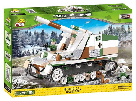 Klocki Armia Sd.Kfz. 165 Hummel niemieckie działo