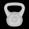 Kettlebell bitumiczny 8 kg szary REBEL ACTIVE