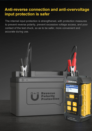 Miernik baterii Konnwei KW510