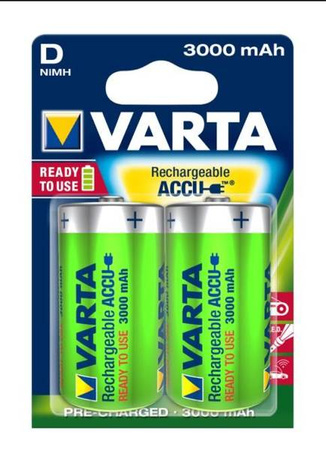 Akumulator VARTA D/R20 3000mAh bl/2