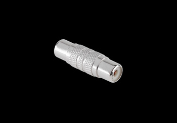 Złącze RCA-RCA met./paluszek/CK2506