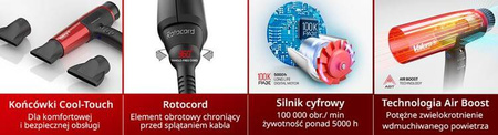 VALERA Suszarka MatrixCare AI Metallic Red (7610558017318) - Valera