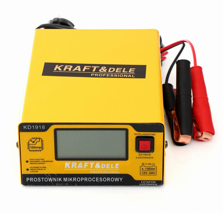 PROSTOWNIK MIKROPROCESOROWY 10AMP 12/24V - KRAFT&DELE