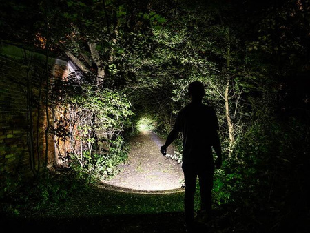 Latarka TRACER szperacz 1200mAh z lampką