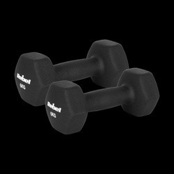 Hantelki żeliwne neoprenowe HEX 2x6kg, REBEL ACTIVE