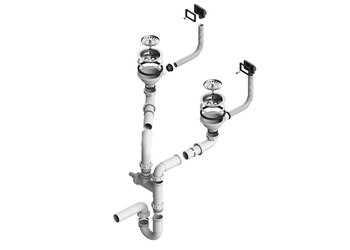 ALVEUS Syfon podwójny, manualny (1130559)