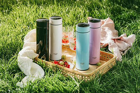 AD 4506 black Termos LED 473ml czarny