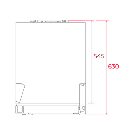 Chłodziarko-zamrażarka wolnostojąca 188x60cm NFL 355 WH TEKA