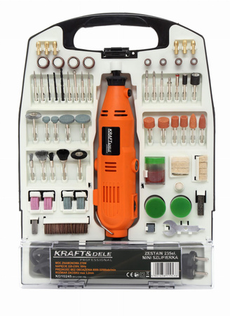 Mini szlifierka 270W KD10245 235elem. - KRAFT&DELE