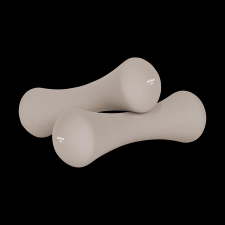 Hantelki żeliwne neoprenowe zestaw 21kg (2x0.5kg+2x1kg+2x2kg+2x3kg+2x4kg), REBEL ACTIVE