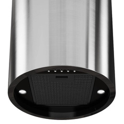 Okap przyścienny tuba srebrny inox  kuchenny LANILIA Newelio 39.1 Inox