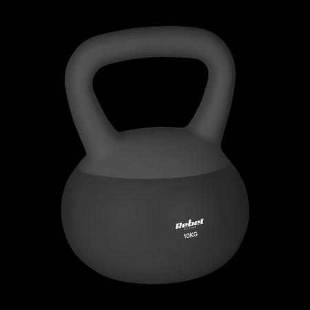 Soft Kettlebell miękki winylowy 10kg REBEL ACTIVE