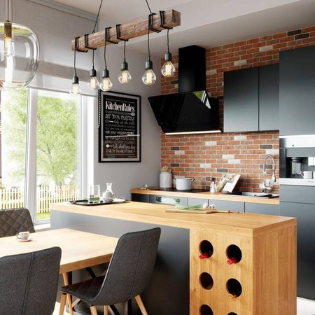 Okap kuchenny Zenesor 90.2 Black GLOBALO