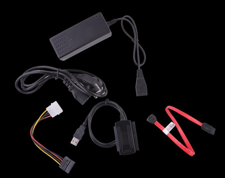 Konwerter USB na IDE 2,5" i 3,5" + S-ATA