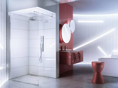 Kabina prysznicowa walk-in 120 cm (KTA 031P) - Deante