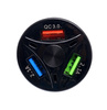 Ładowarka samochodowa QUICK CHARGE 3 porty USB LED KD1238 - KRAFT&DELE