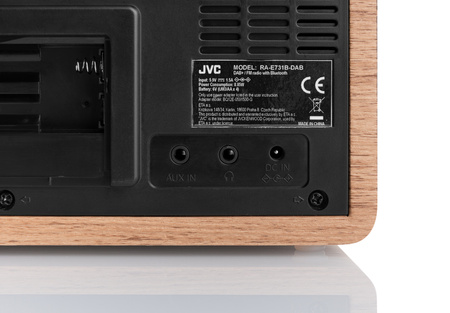 JVC radio DAB+ RA-E731B DAB, drewno (RTV_JVC_00040) - JVC