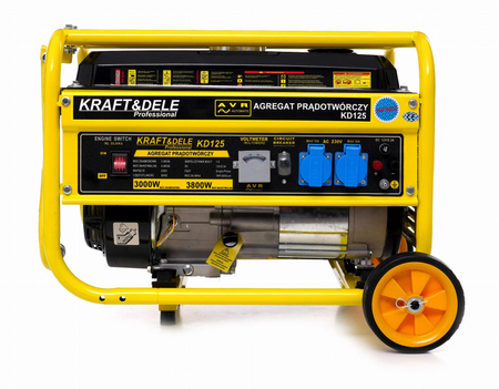 Agregat prądotwórczy 3800W 12/230V KD125 - KRAFT&DELE