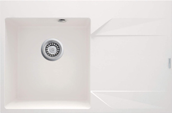 Zlewozmywak granitowy 1-komorowy z ociekaczem - prawy (ZQJ A11P) - Deante