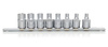 Zestaw nasadek Torx 8cz. 3/8" KD10230 - KRAFT&DELE