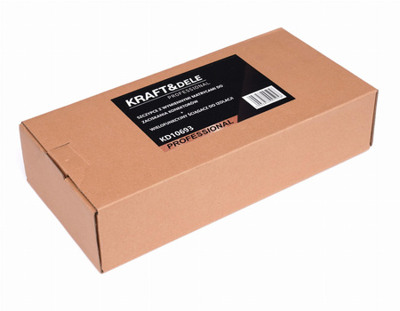 Szczypce/zaciskarka konektorów - matryce + etui KD10693 - KRAFT&DELE