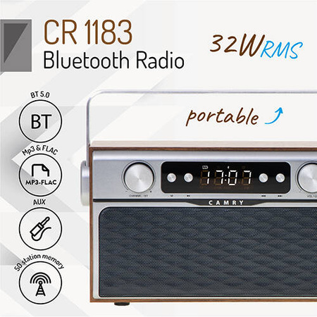 CR 1183 Radio z Bluetooth