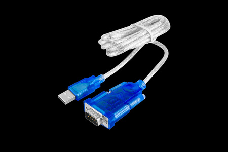 Kabel konwerter USB 2.0 - RS232 (DB9M)