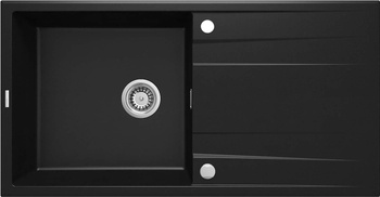 Zlewozmywak granitowy 1-komorowy z ociekaczem (ZQE N713) - Deante