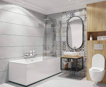 Zestaw WC podtynkowy 6 w 1 (CDES6ZPW) - Deante