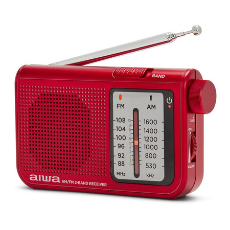 Przenośne Radio AIWA RS-55/RD czerwone (8435256897890) - AIWA